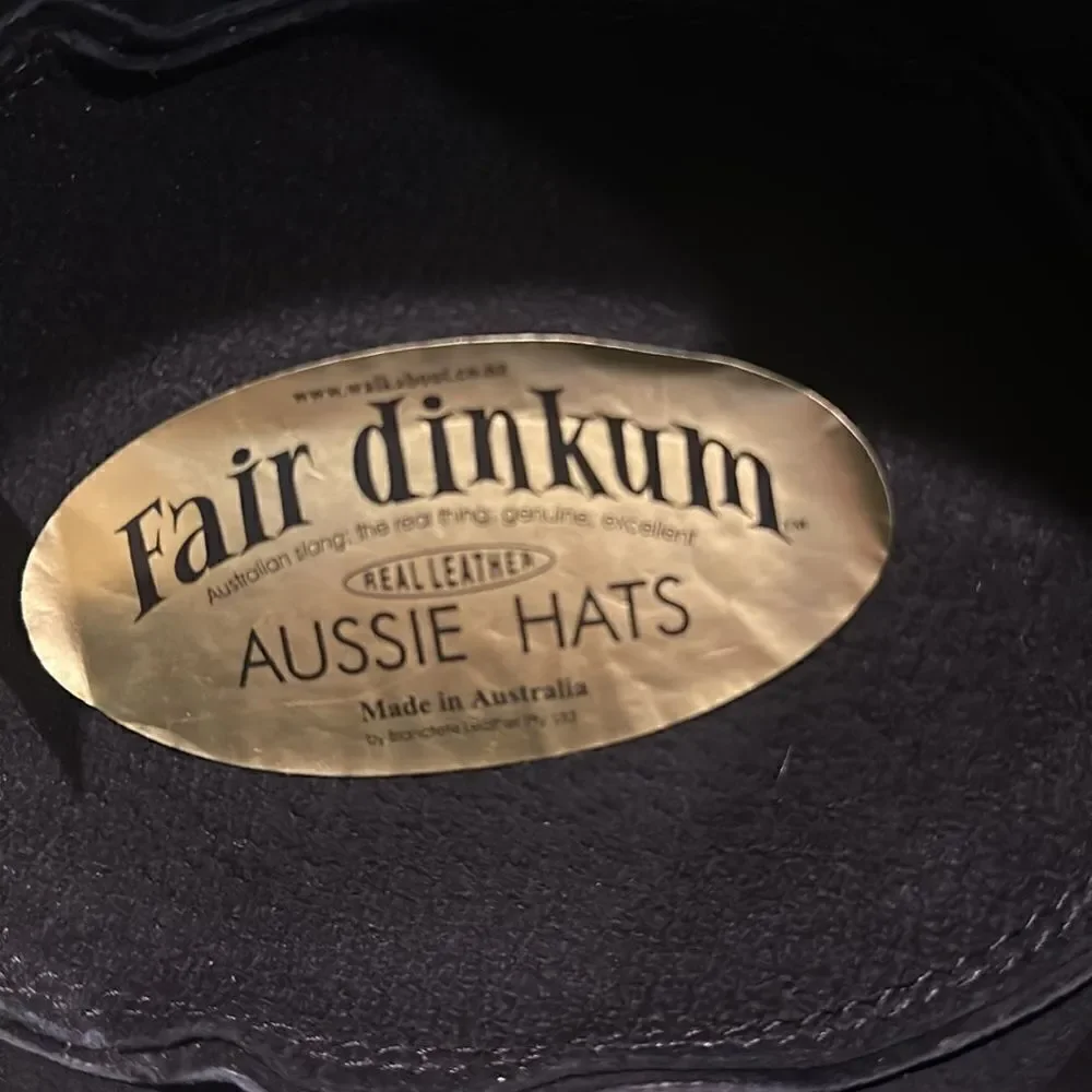 Blanctete Fair Dinkym Australia Dundee Walkabout real leather Black